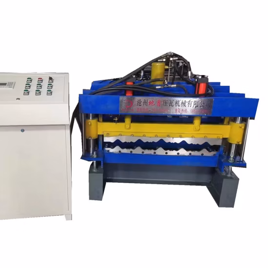 China-Fabrik direkt Dachblech-Platten-Rollformmaschine