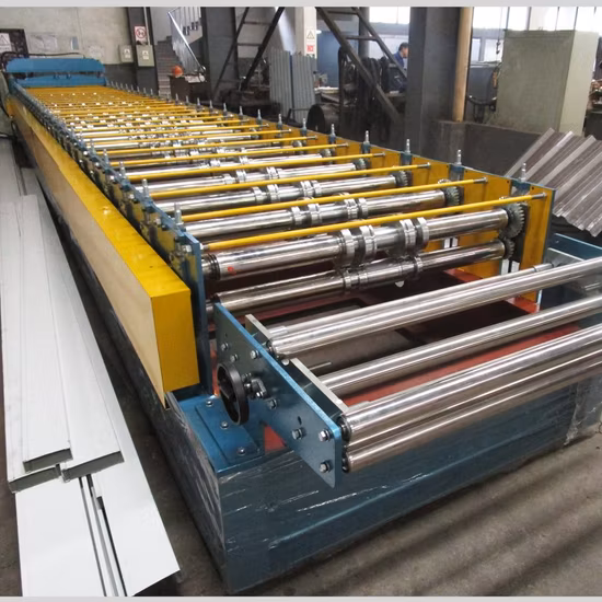 Maschine zur Herstellung von Wellblech aus verzinktem Aluminium für Metalldächer