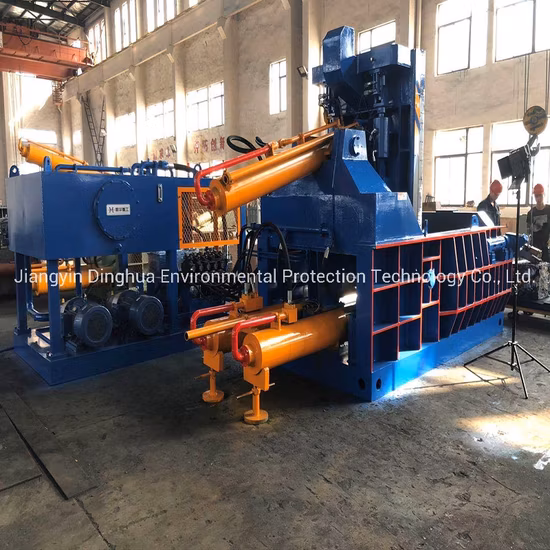 Metallballenpresse Schrott Aluminium Stahl Kupfer Hydraulische Ballenpressen Maschine Metallrecyclingmaschine Schrottpresse Maschine